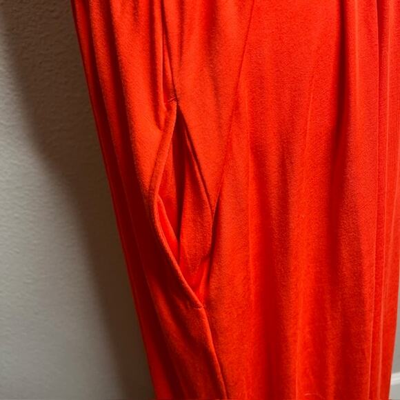 Matilda Jane Daydream In The Breeze Orange Maxi Dress with Pockets Size Large - Picture 10 of 16